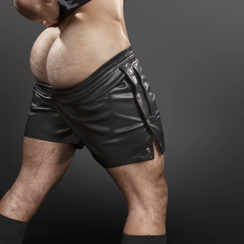 Void vegan leather snap up short