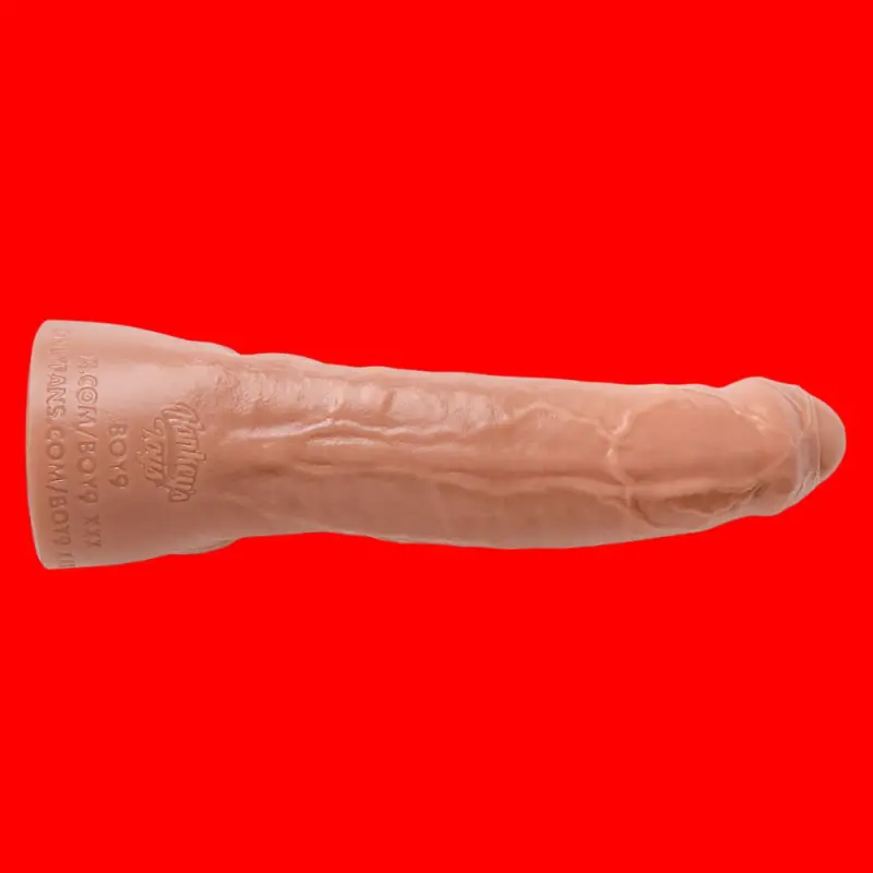 Gode réaliste Boy9 Hankey's Toys, Original à 4XL | Dark-Ink