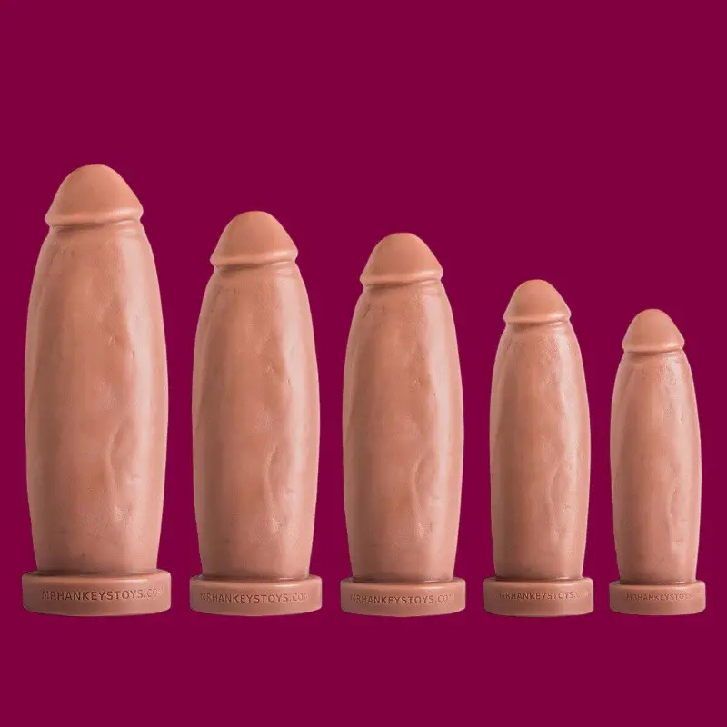 Gode réaliste Boss Hogg Hankey's Toys, Vac-U-Lock 5 tailles | Dark-Ink