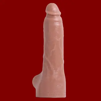 Hankey's Toys Kae Ecstatic Realistic Dildo, harness | Dark-Ink