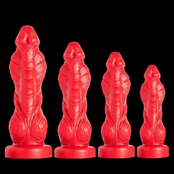 Gode fantasy Kinky Cobra Hankey's Toys, nœud, 4 tailles | Dark-Ink