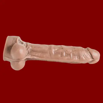 Hankey's Toys Lampwick Cut realistischer Dildo, 4 Größen | Dark-Ink