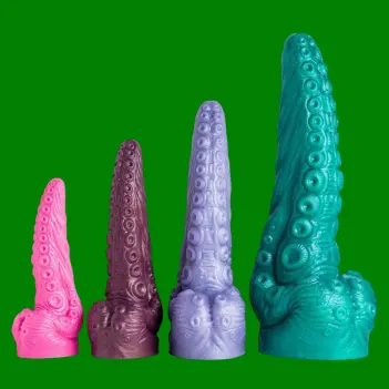 Dildo tentáculo Siswet's Tentacle Hankey's Toys, Vac-U-Lock | Dark-Ink