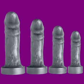 Hankey's Toys Captain's Hook Prostate Dildo, extreme curve | Dark-Ink