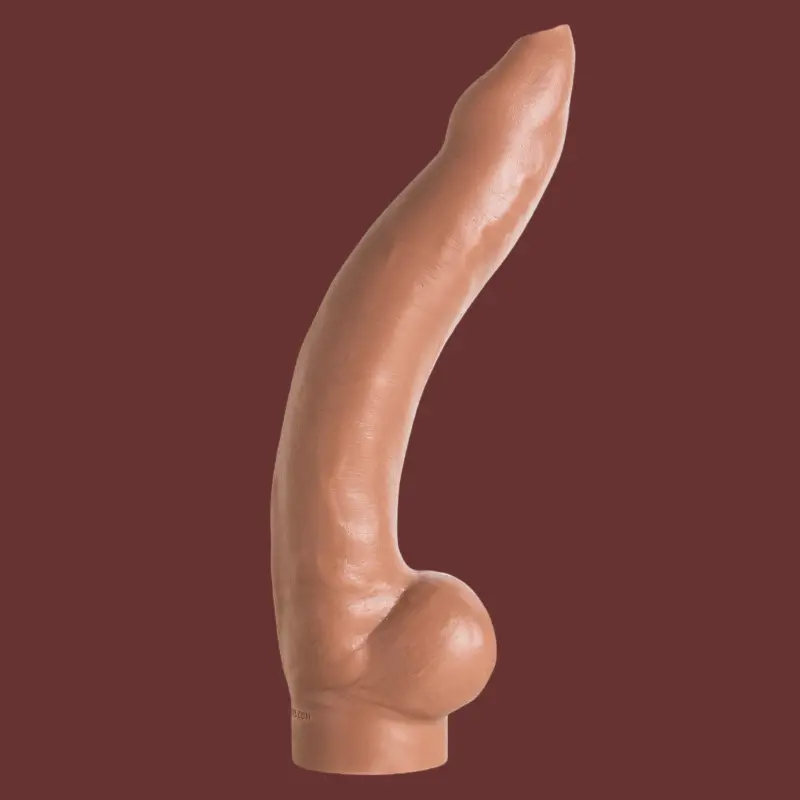 Hankey's Toys XXXCalibur realistischer Dildo, 3 Größen | Dark-Ink