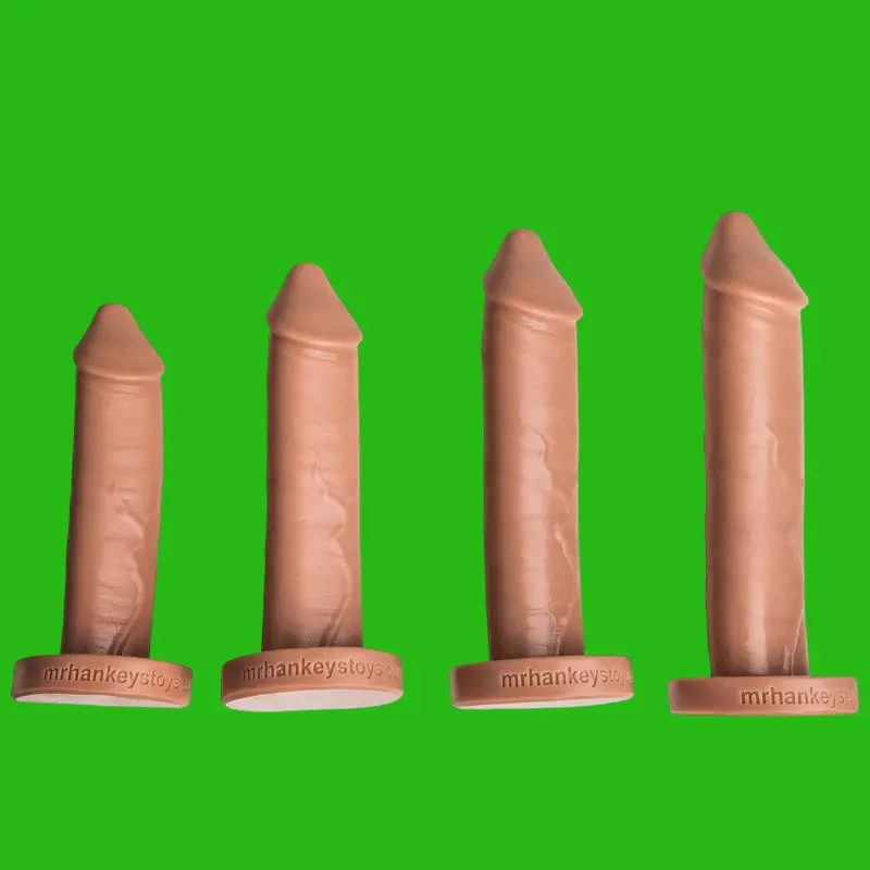 Dildo Anaconda Hankey's Toys, section ovale aplatie | Dark-Ink