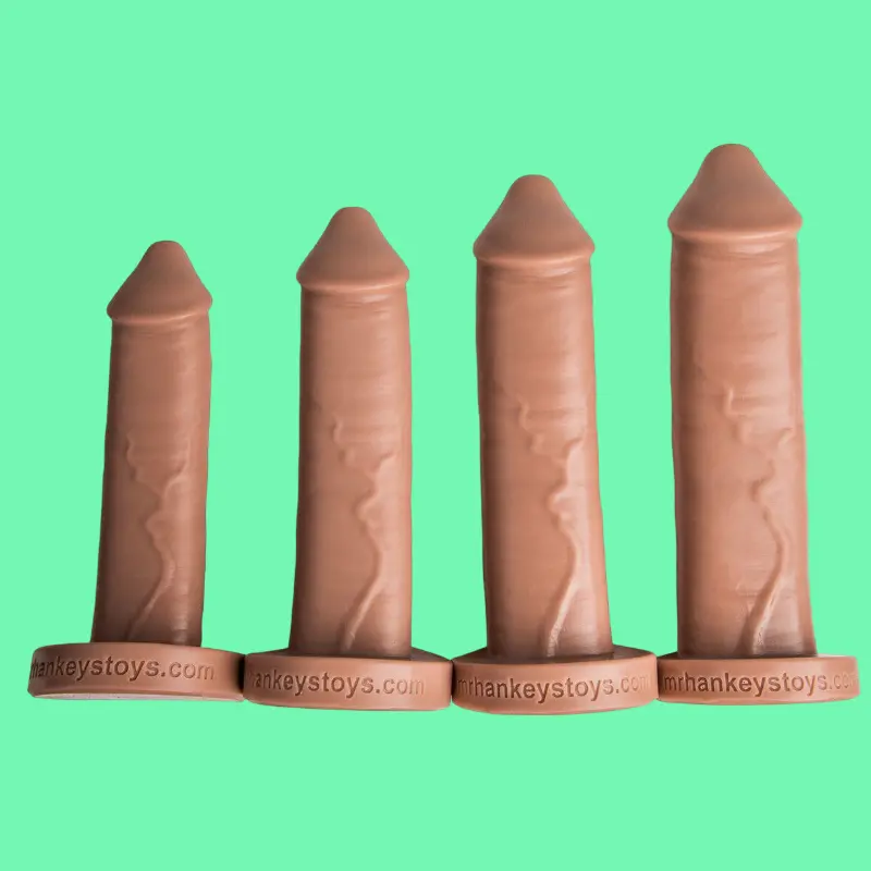 Dildo Anaconda Hankey's Toys, section ovale aplatie | Dark-Ink