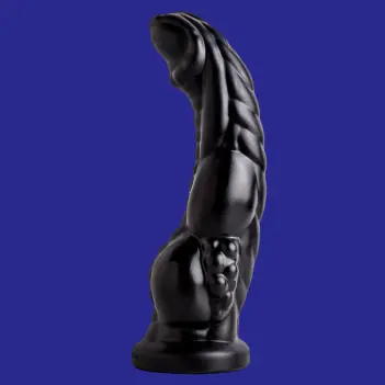 Hankey's Toys BFG Fantasy Dildo, Schaft mit Knoten | Dark-Ink