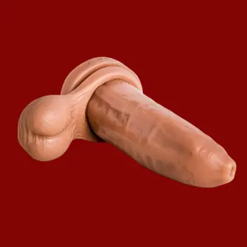 Dildo Can Opener Uncut Hankey's Toys, 28 cm insertable | Dark-Ink