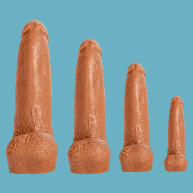 Dildo réaliste Clip-Clop Hankey's Toys, Original à 4XL | Dark-Ink
