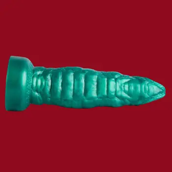 Hankey's Toys Cockadile Fantasy Dildo, reptile scales | Dark-Ink