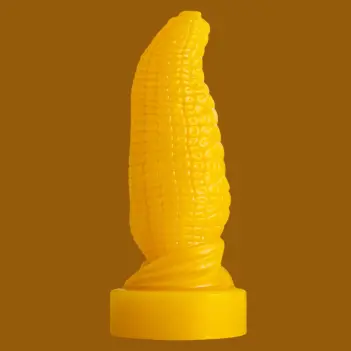 Hankey's Toys Corn Fantasy Dildo, Kornstruktur 4 Größen | Dark-Ink