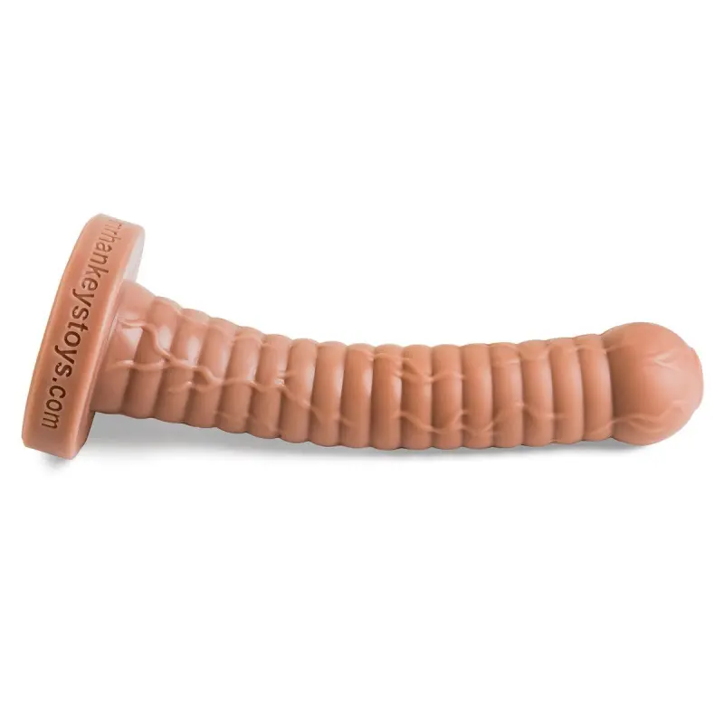 Dildo fantasy Cyclops Hankey's Toys, 17 nervures, 31 cm | Dark-Ink