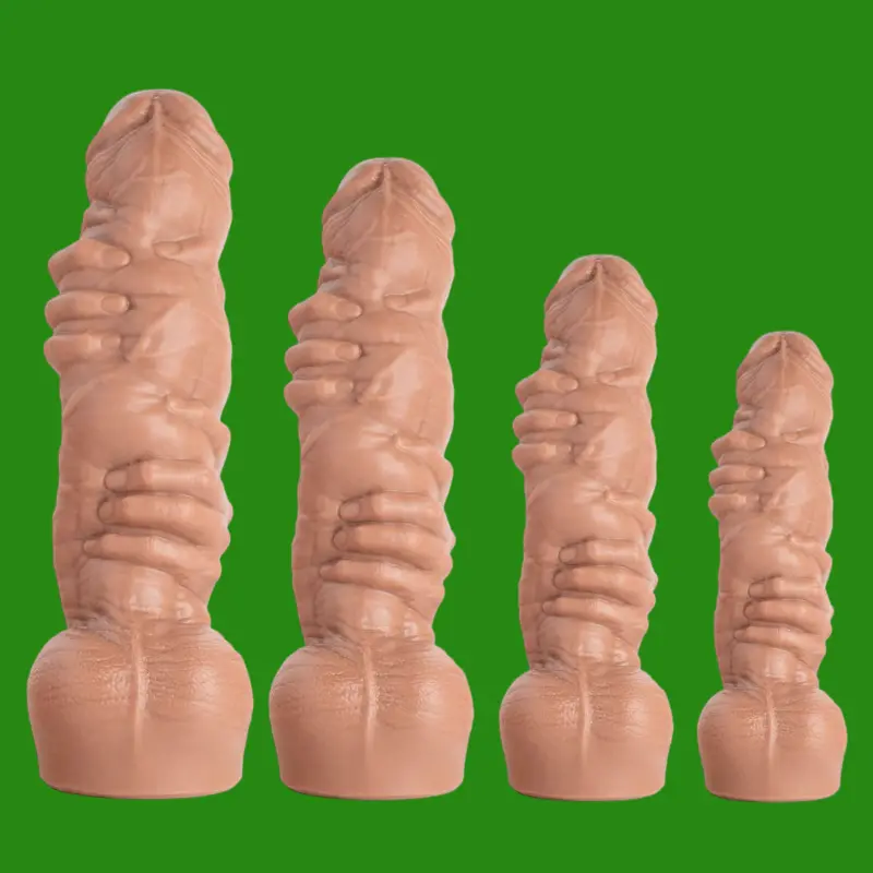 Gode fisting Dana's Grip Hankey's Toys, deux mains + hampe | Dark-Ink