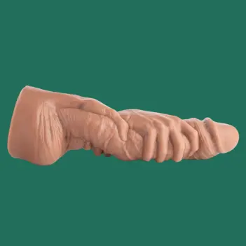 Gode fisting Dana's Grip Hankey's Toys, deux mains + hampe | Dark-Ink