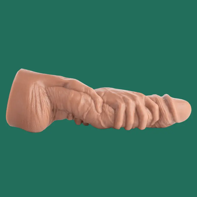 Gode fisting Dana's Grip Hankey's Toys, deux mains + hampe | Dark-Ink
