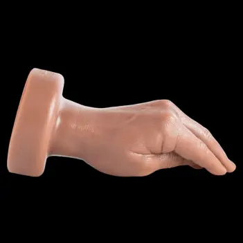 Hankey's Toys Handyman Butt Plug, silent duck hand, 4 sizes | Dark-Ink