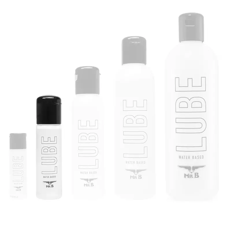 Mister B LUBE Water-Based Lubricant, 30 ml to 1 litre | Dark-Ink