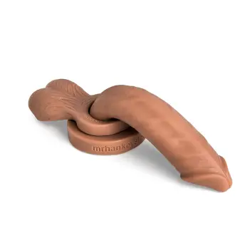Dildo Anaconda Hankey's Toys, section ovale aplatie | Dark-Ink