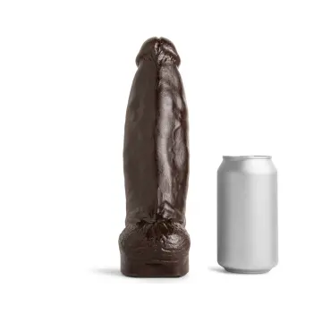 Hankey's Toys Beefcake Realistic Dildo, XSmall to XL | Dark-Ink