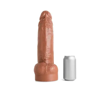 Hankey's Toys Dominic Pacifico Realistic Dildo, 4 sizes | Dark-Ink