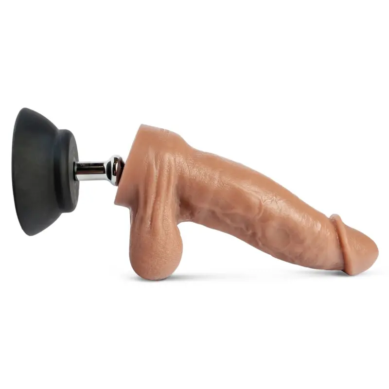 Ventouse pour dildo Hankey's Toys, silicone 4", embout alu | Dark-Ink