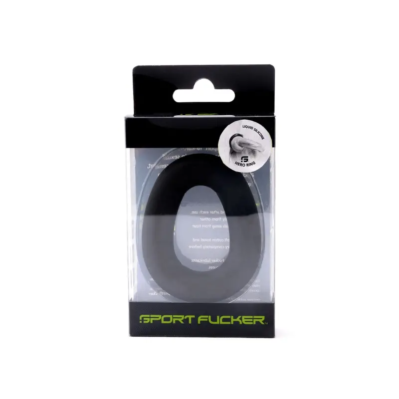 Sportfucker Hero Cockring: ergonomisches Liquid Silicone | Dark-Ink