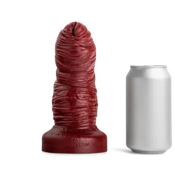 Hankey's Toys HungerFF Prolapse Dildo, life cast, 4 sizes | Dark-Ink