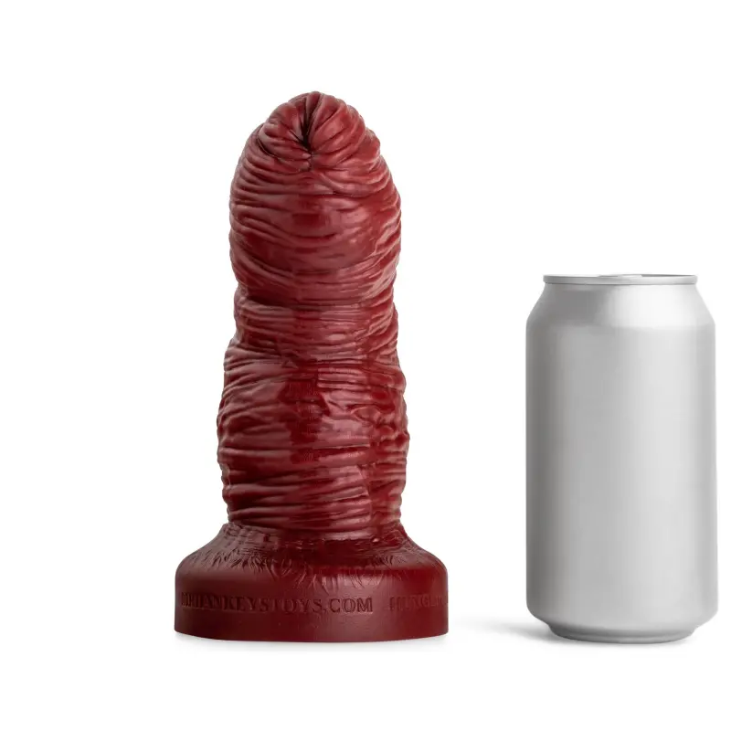 Hankey's Toys HungerFF Prolapse Dildo, life cast, 4 sizes | Dark-Ink