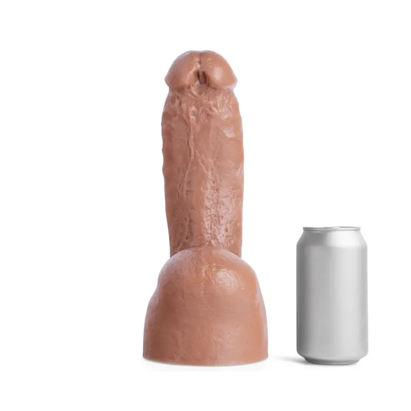 Hankey's Toys Isaac X Realistic Dildo, 4 sizes up to 4XL | Dark-Ink