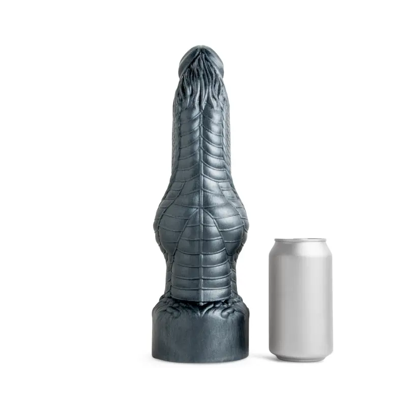 Dildo fantasy Knaughty Dragon Hankey's Toys, nudo basal | Dark-Ink