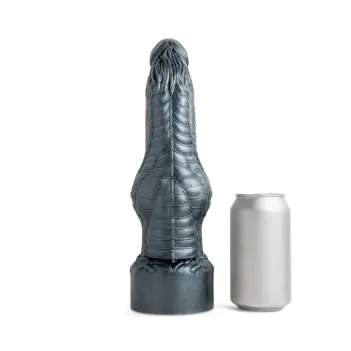 Dildo fantasy Knaughty Dragon Hankey's Toys, nudo basal | Dark-Ink