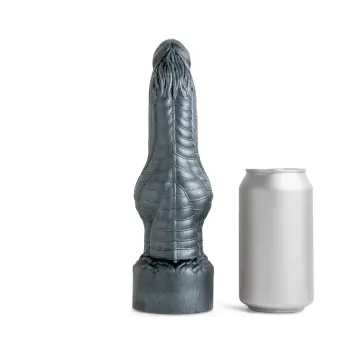 Dildo fantasy Knaughty Dragon Hankey's Toys, nudo basal | Dark-Ink