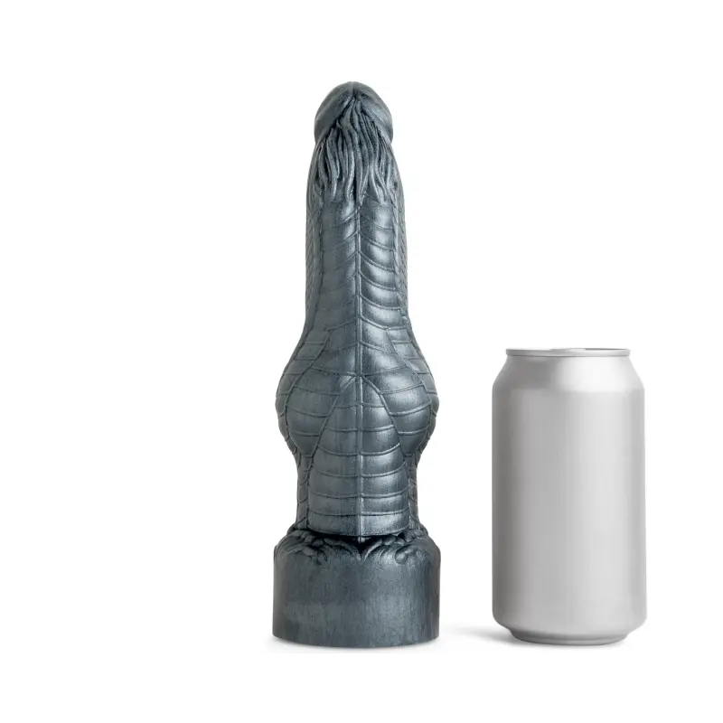 Dildo fantasy Knaughty Dragon Hankey's Toys, nudo basal | Dark-Ink