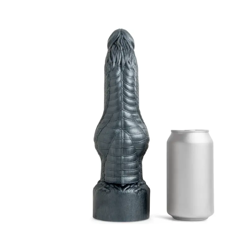 Dildo fantasy Knaughty Dragon Hankey's Toys, nudo basal | Dark-Ink
