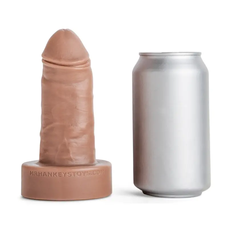 Hankey's Toys Mateo Realistic Dildo, lifecast, 4 sizes | Dark-Ink