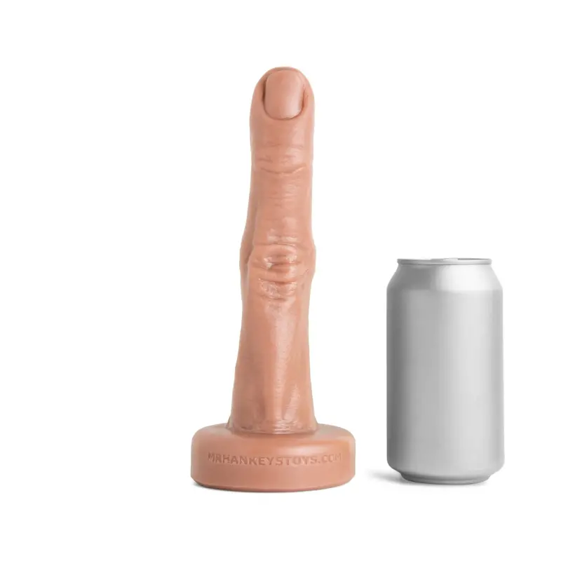 Hankey's Toys Midass Touch Fisting Dildo, finger shape | Dark-Ink