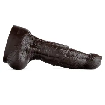 Hankey's Toys Minotaur Fantasy-Dildo, Kugelkopf, 5 Größen | Dark-Ink