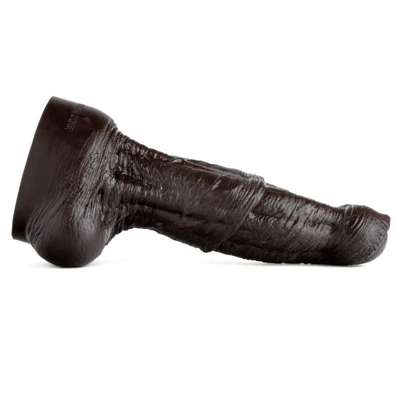 Hankey's Toys Minotaur Fantasy-Dildo, Kugelkopf, 5 Größen | Dark-Ink