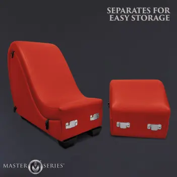 Master Series Kinky Sex Chaise, splits in two for storage | Dark-Ink