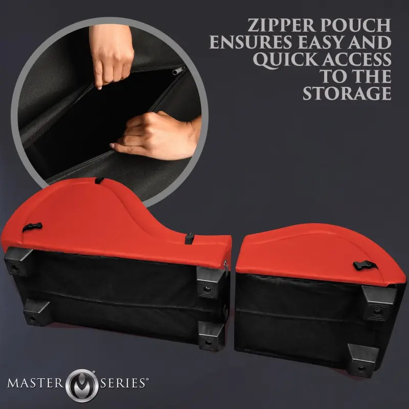 Master Series Kinky Sex Chaise, splits in two for storage | Dark-Ink