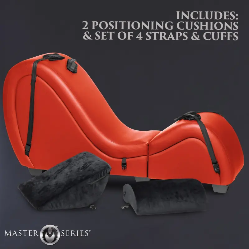 Master Series Kinky Sex Chaise, splits in two for storage | Dark-Ink
