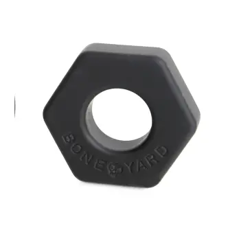 Cockring Boneyard Nutball : 2 anneaux, 2 diamètres silicone | Dark-Ink