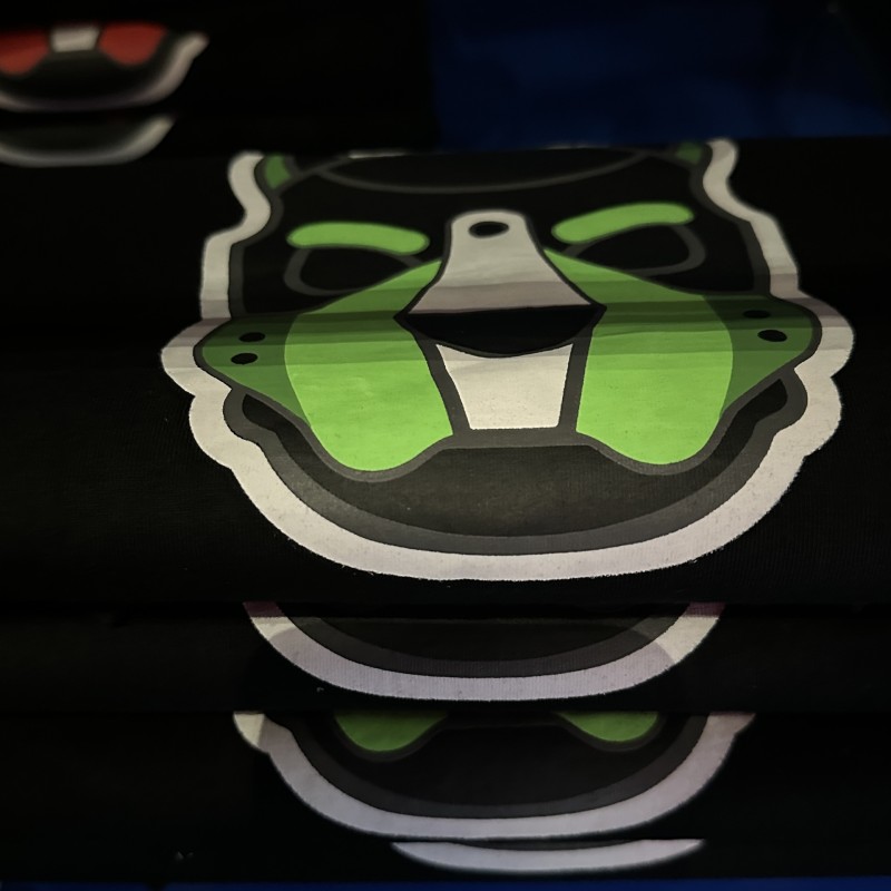 Pup Tron tee shirt Vert
