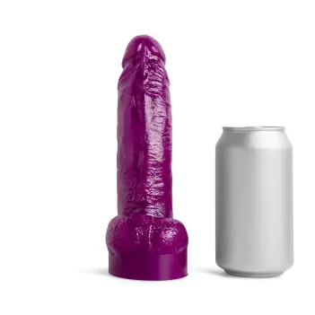 Hankey's Toys Ray Diesel Realistic Dildo, lifecast, harness | Dark-Ink