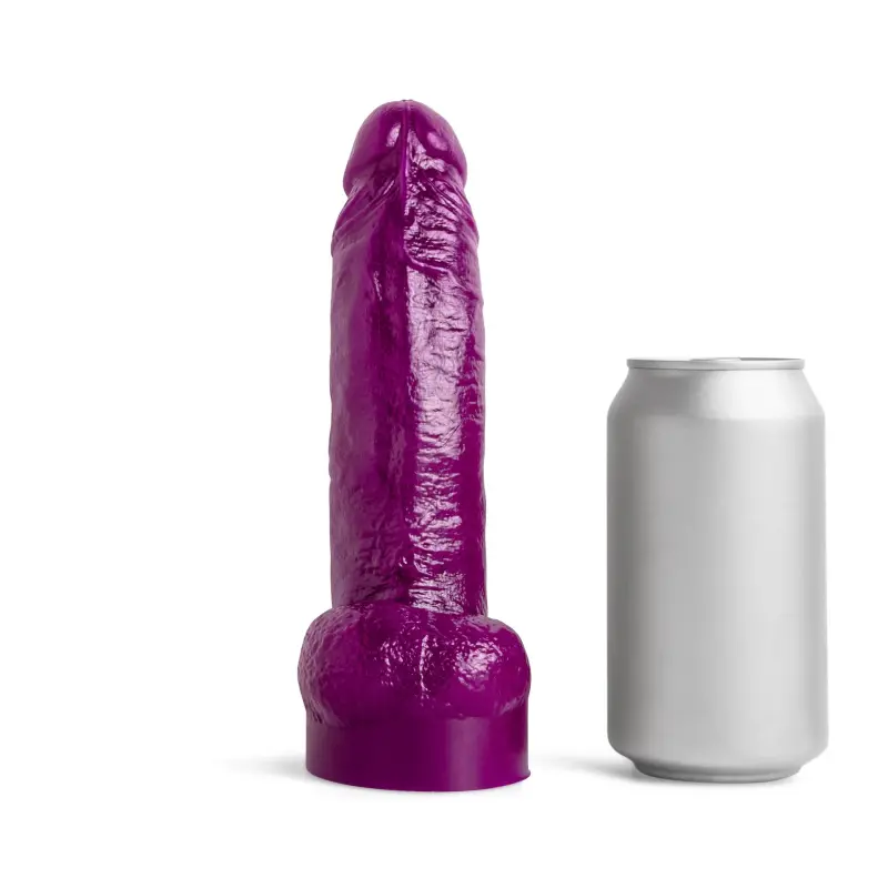 Hankey's Toys Ray Diesel Realistic Dildo, lifecast, harness | Dark-Ink