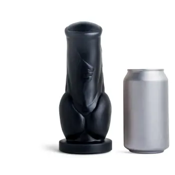 Hankey's Toys Solatok Fantasy-Dildo, Knot-Basis, 3 Größen | Dark-Ink