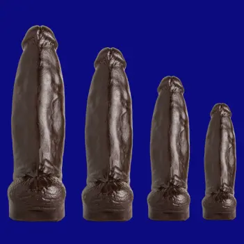 Dildo realista Beefcake Hankey's Toys, de XSmall a XL | Dark-Ink