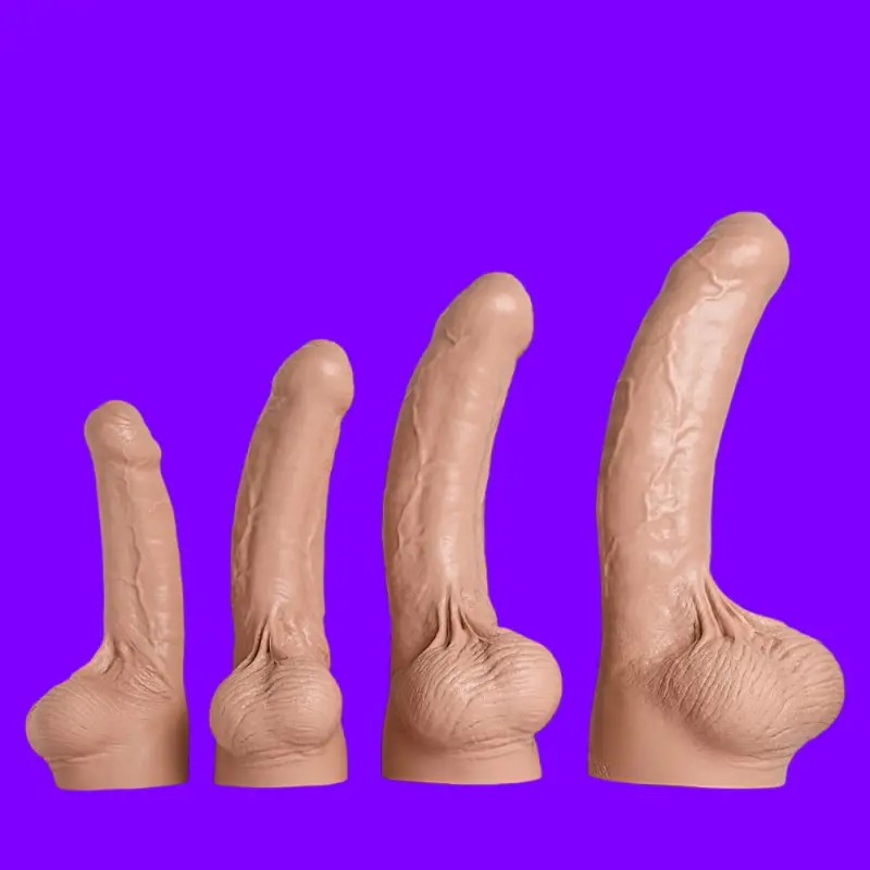 Gode réaliste Boy9 Hankey's Toys, Original à 4XL | Dark-Ink