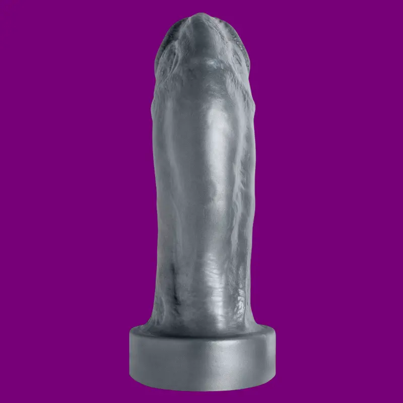 Hankey's Toys Captain's Hook Prostate Dildo, extreme curve | Dark-Ink